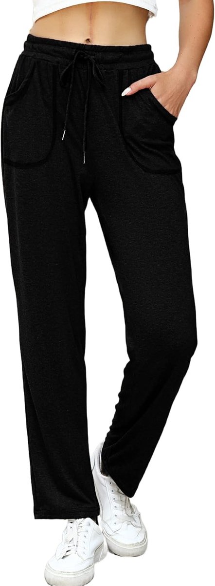 Zweetbroek Dames S - Katoen - Met zakken - Ideaal voor workouts - ShopVlot