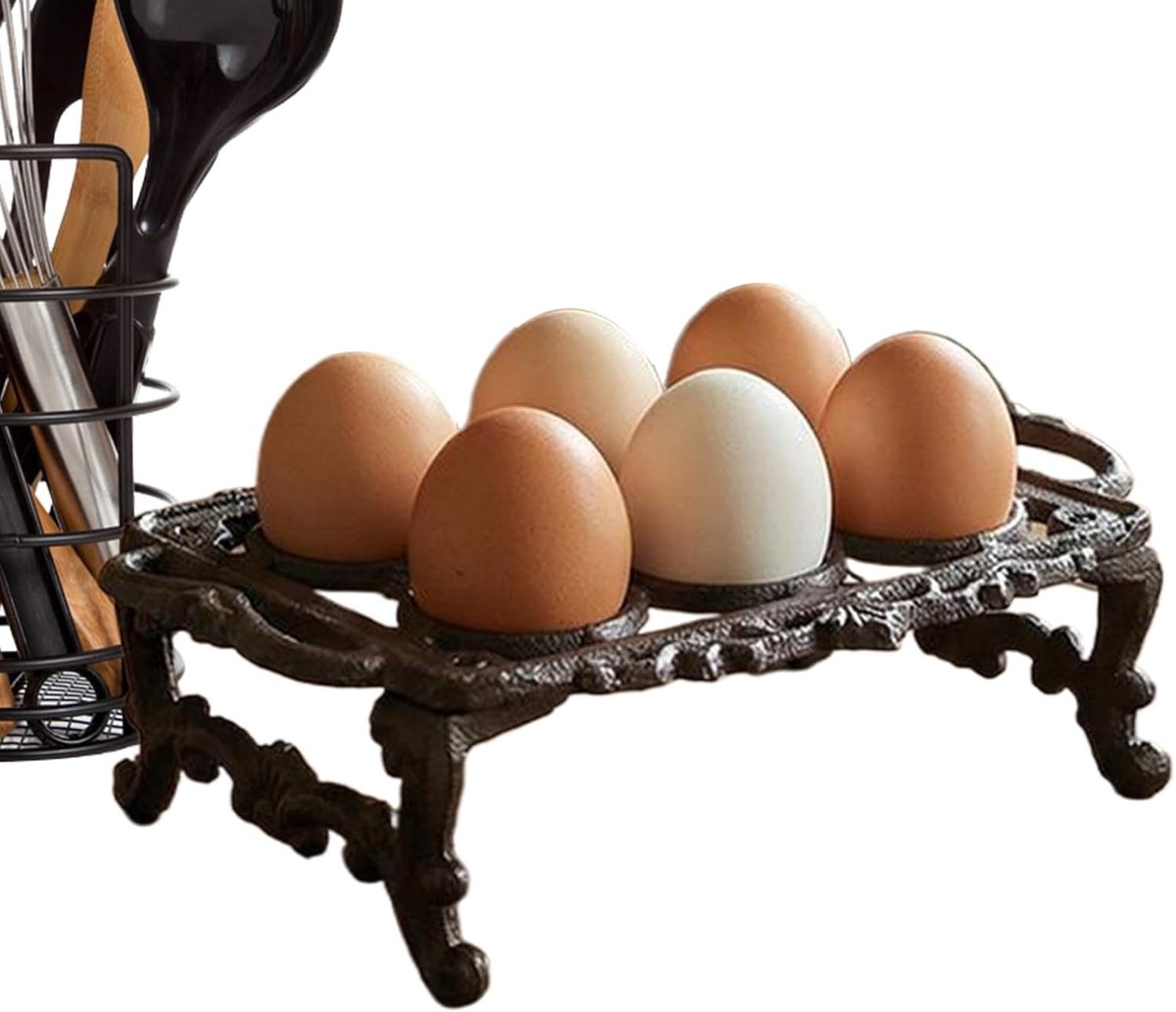 Eierdispenser, decoratieve standaard voor de decoratie van het huis, eierstandaard om te tentoonstellen, voor toonbanken, keuken, appartement, slaapzaal, restaurant, boerderij, Kerstmis, Pasen