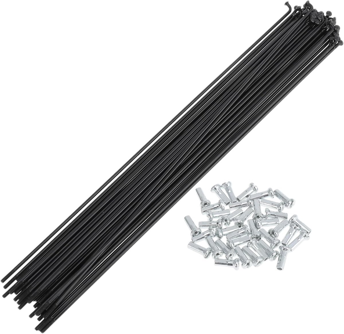 Spaken 237mm Fiets Wiel Spaken Carbon Staal Zwart