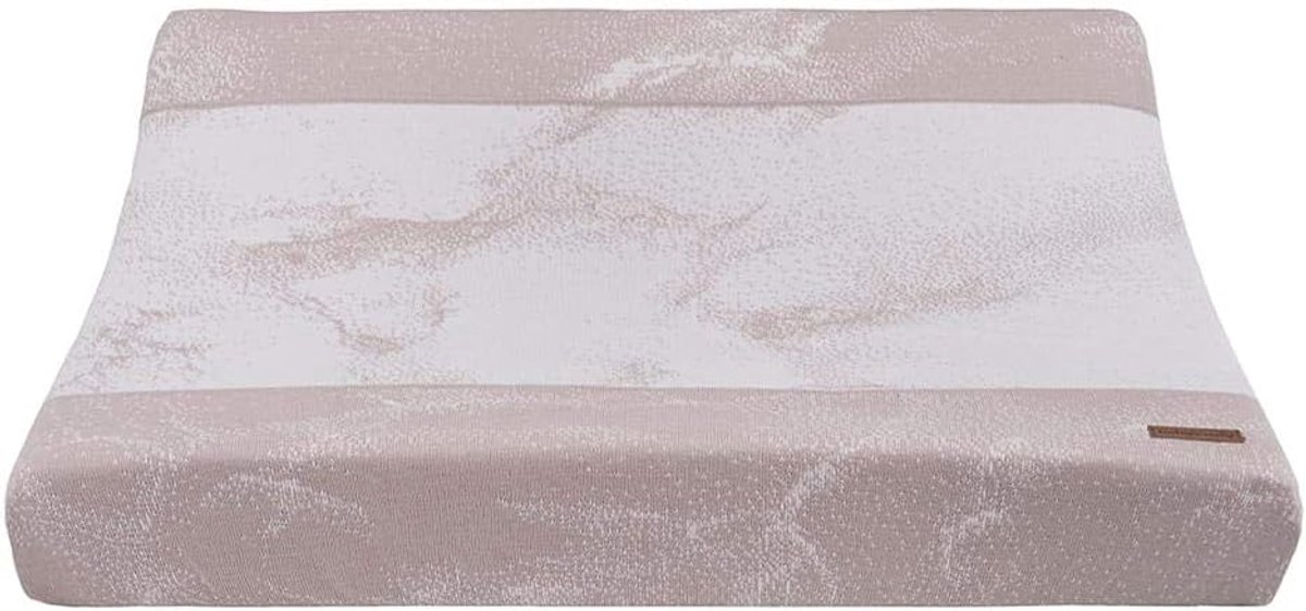 Baby verschoningsmat cover 45x70 cm - gebreid - marmer - zacht en comfortabel - SnelShoppen