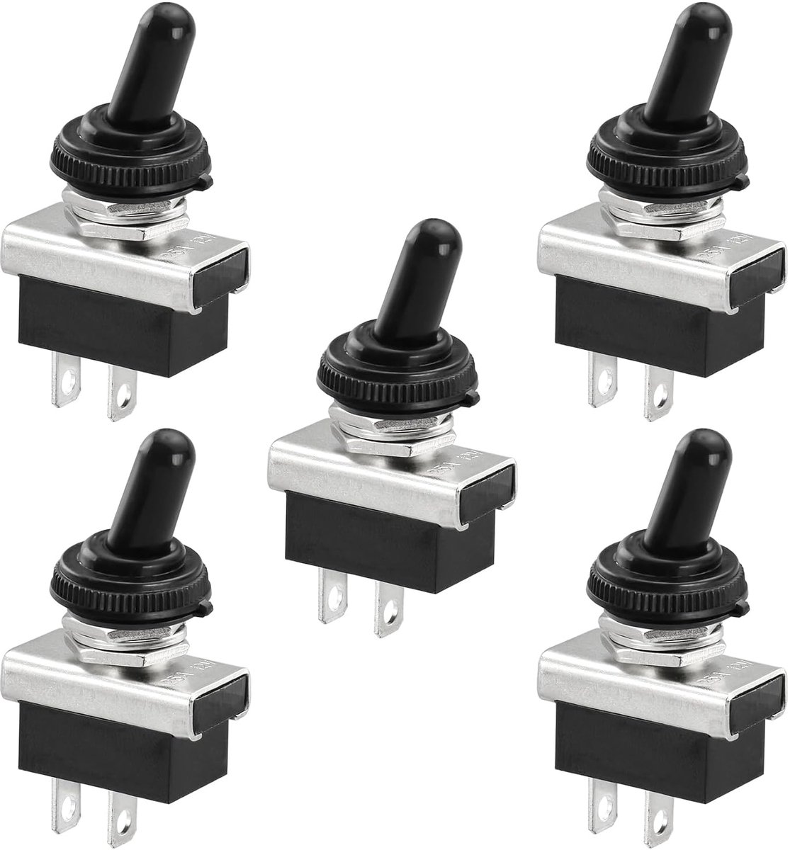 KN3D-101 tuimelschakelaar, aan/uit, 25 A, 12 V, 2-polig, vergrendelend, met waterdicht (5)