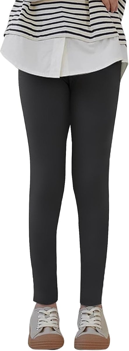 2708 Sportlegging voor meisjes, katoen, comfortabele dansbroek, elastische fitnessbroek, basic voor kinderen, 1 stuk