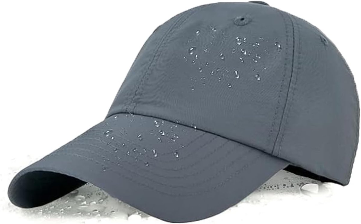 Honkbalpet voor Heren Waterdichte,Baseball Pet voor Dames Sneldrogend,Heren Muts Zachte Verstelbare Riem,Zonnehoed Uniseks Ademend Lichtgewicht,Sportieve Outdoor Petten Zonnebescherming