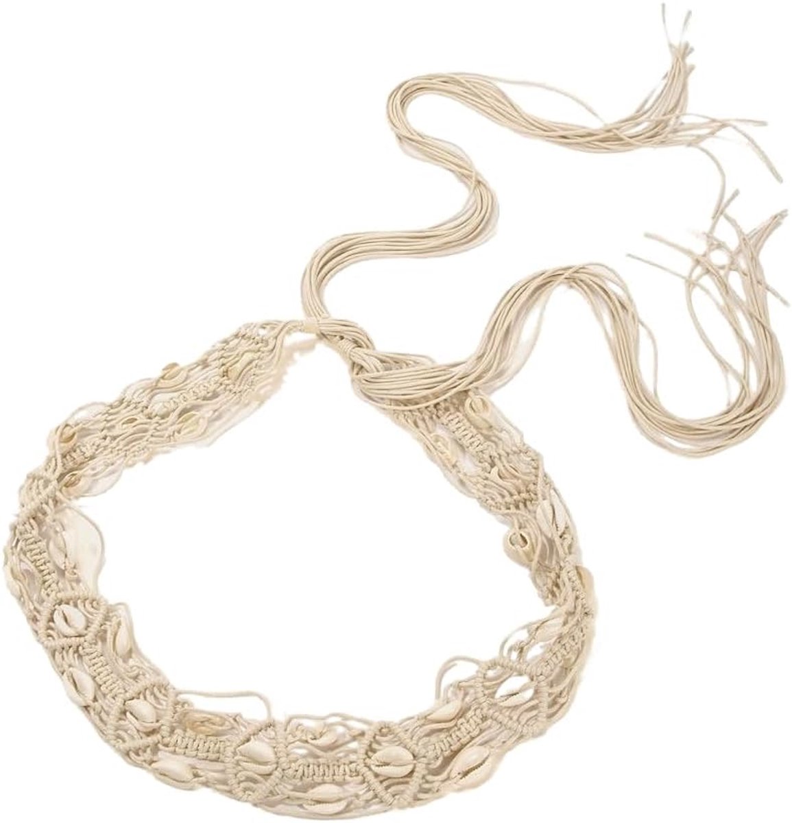 Boho, riem, kwast, riem voor vrouwen, jurken, gevlochten tailleriem, geweven kwast, ketting met schelpen, tailleketting, gevlochten riem voor jurk, jeans voor vrouwen