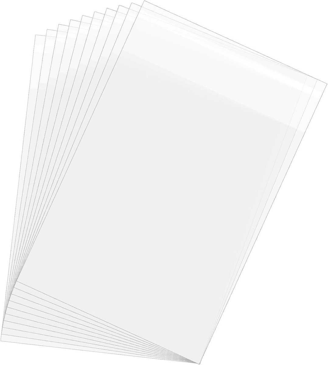 9,1" x 5,9" zuurvrije fotohoes, 60 stuks kristalheldere fotobeschermhoezen transparante verzegeling tas voor 5,9" x 7,5" kunstdrukken, afbeeldingen, foto's, lijstmatten