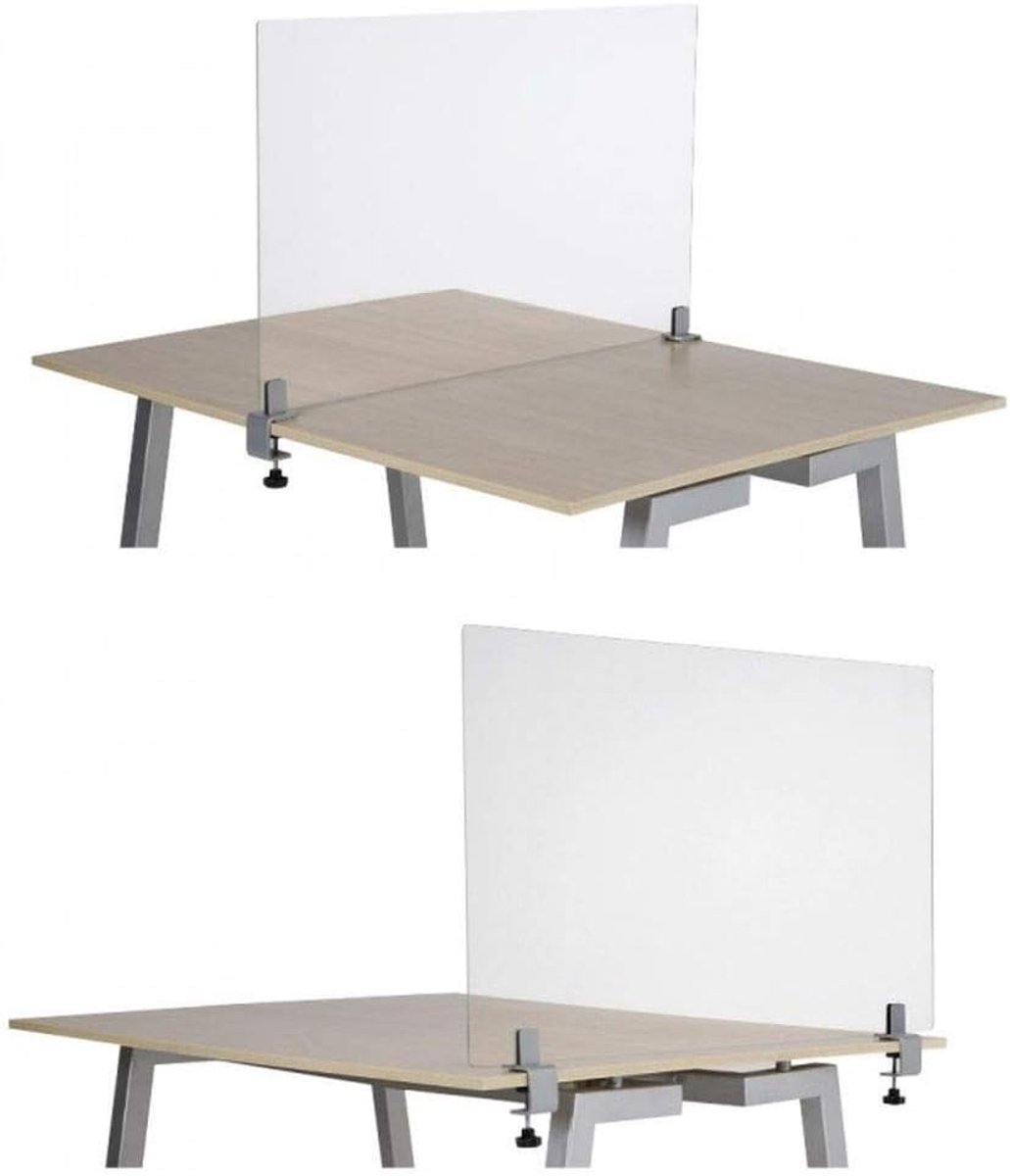 Tafel klem arm klem (2 stuks) - voor schijven en platen tot 8 mm - tafelrand en midden bevestiging - ShopVlot