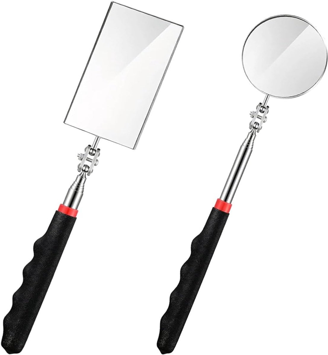 Inspectiemirror 2 Pcs - Telescopische Handgreep - 360 Graden Rotatie - Ideaal voor Voertuiginspecties - ShopVlot