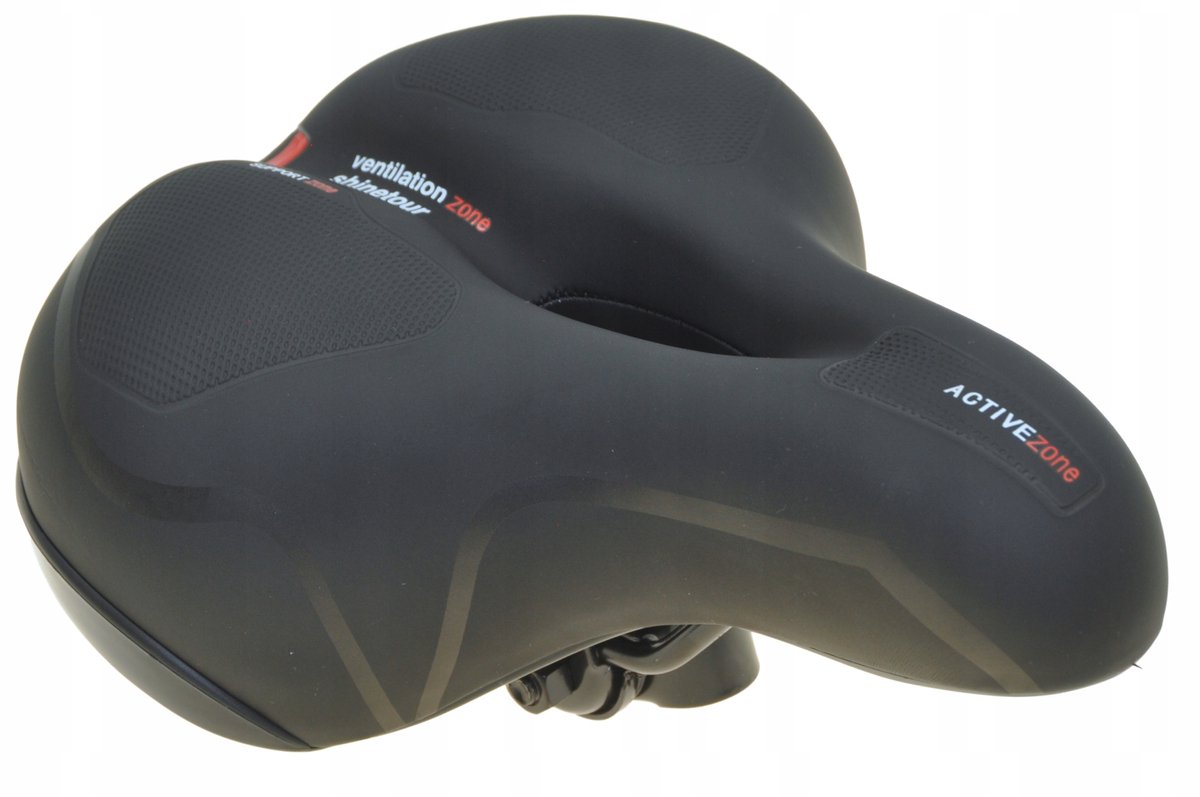 Comfortabele Fietszadel HSD-AZ-2188 - Zwart, 250x205mm