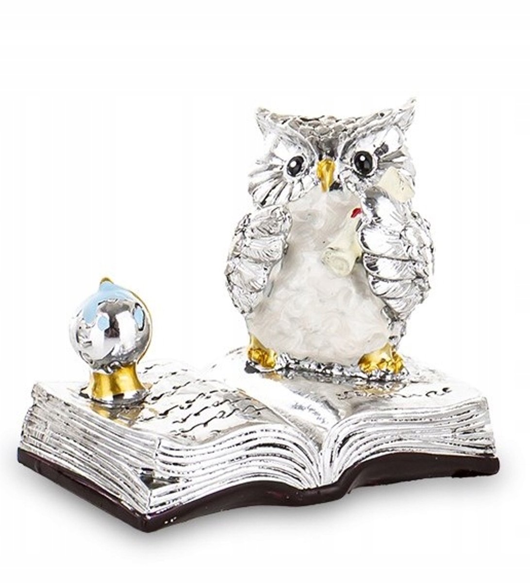 Decoratieve Uil Figuur - 5x7x4cm - 4 Ontwerpen Beschikbaar