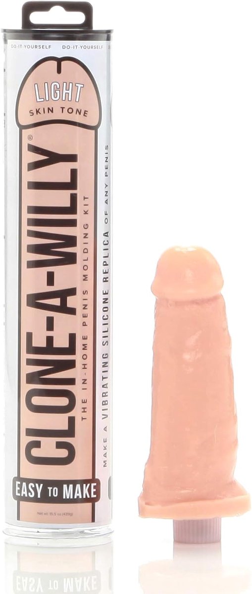 DIY vibrator set - realistische silicone vorm - lichte huidtint - voor persoonlijke creatie - ShopVlot