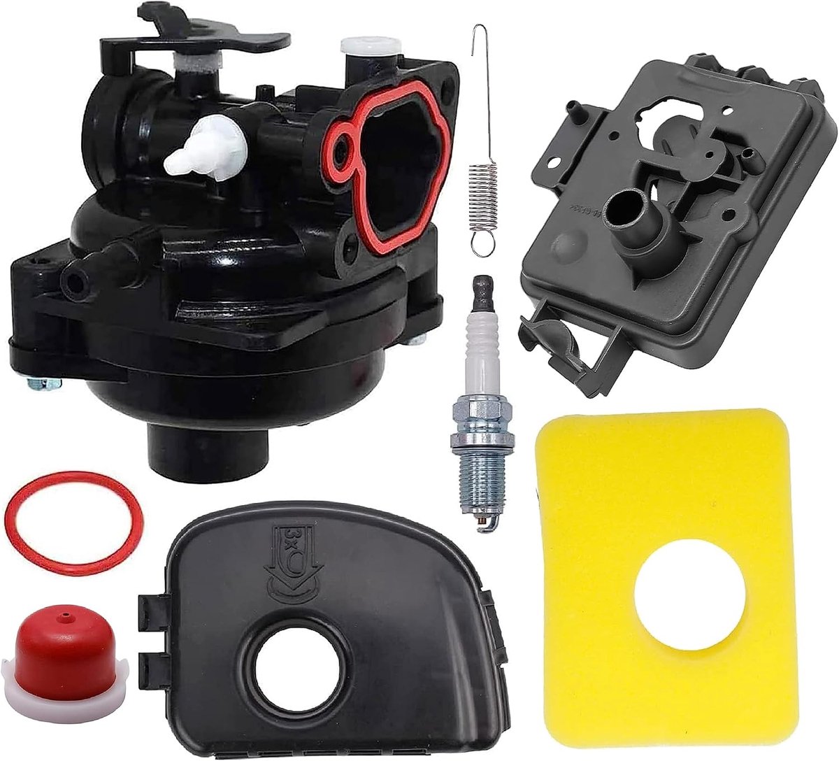 Carburateur vervangingsonderdeel - voor Briggs 593261 595656 591979 - 125cc 140cc grasmaaier - optimale prestaties - ShopVlot