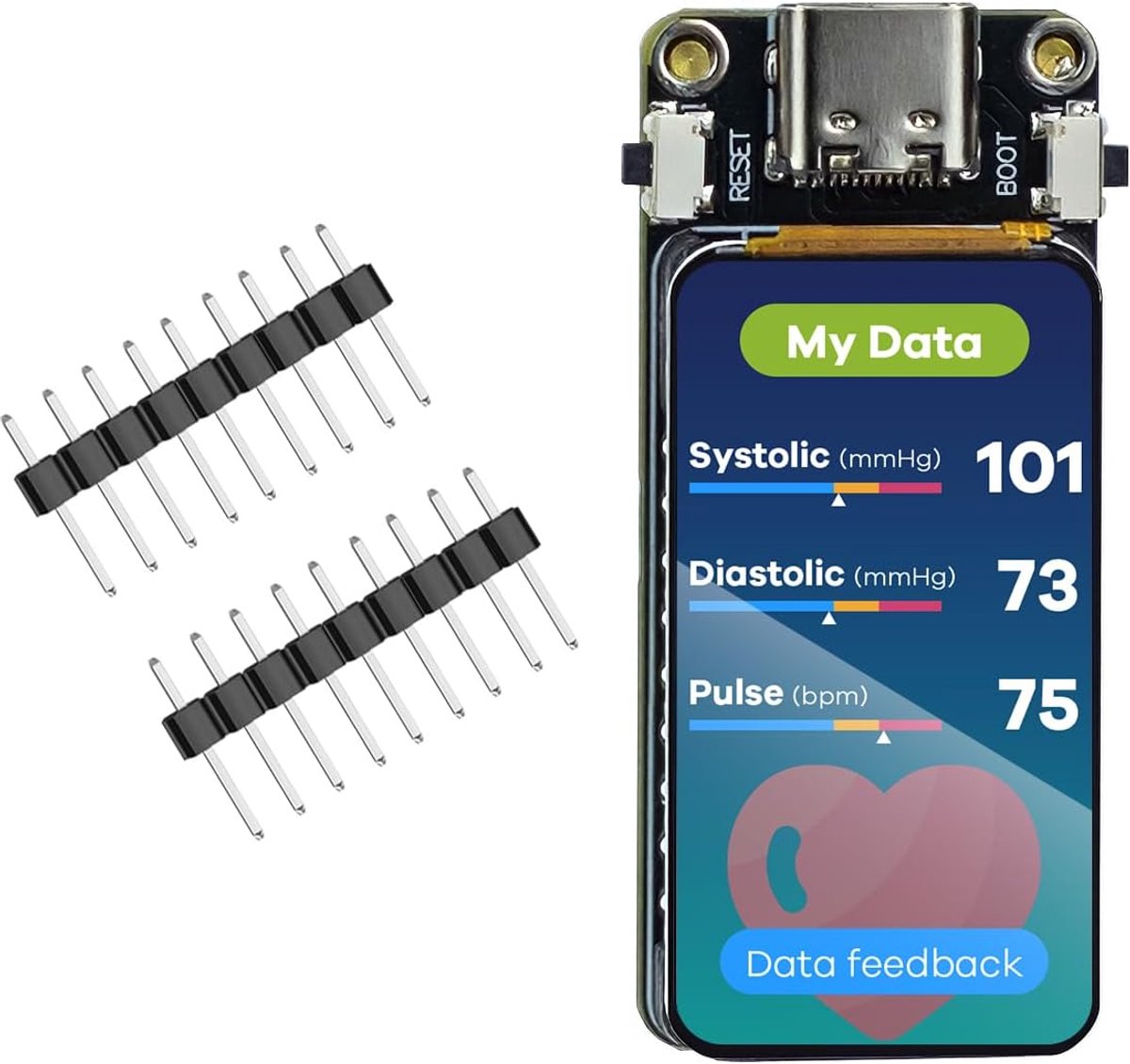 Ontwikkelboard 1,47 inch - 172 x 320 display - Wi-Fi 6 en Bluetooth 5.3 - Ideaal voor IoT-projecten - ShopVlot