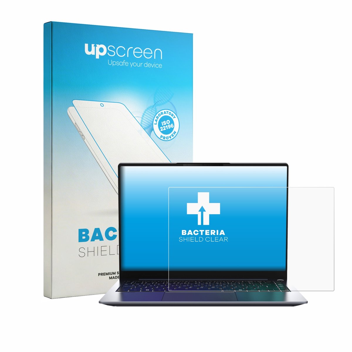upscreen - Screenprotector voor MEDION SPRCHRGD 14 S2 - Folie Beschermfolie transparant antibacterieel