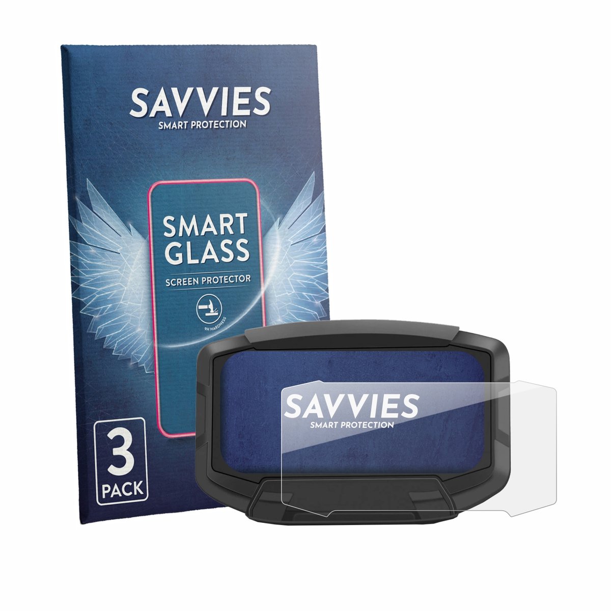3 Stuks Savvies Screenprotector - geschikt voor Ausom L1 - beschermfolie glas transparant