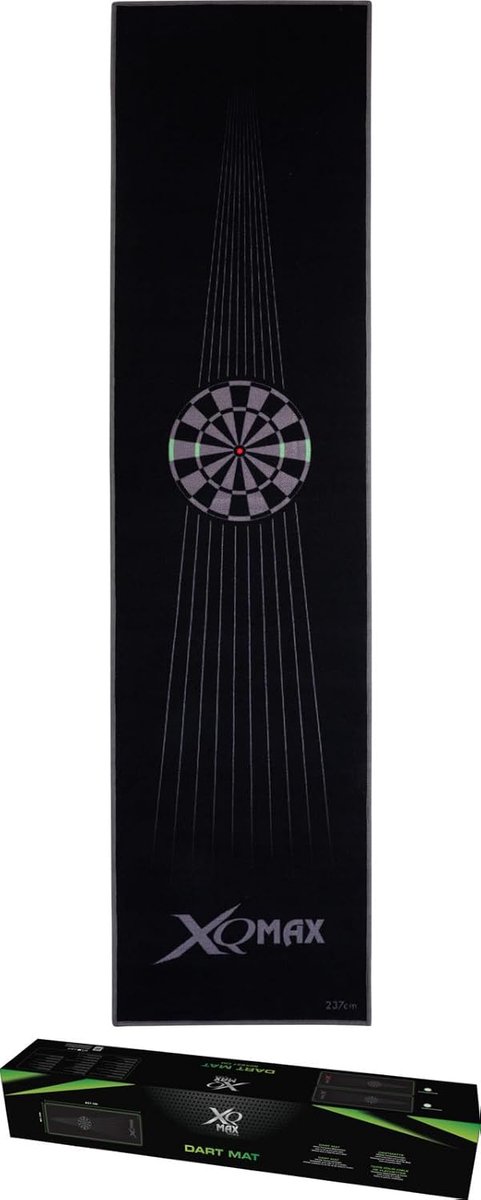 Dart mat 237x80 cm - met keuze uit kleuren - non-slip ondergrond - beschermt vloer en dartpunten - ShopVlot