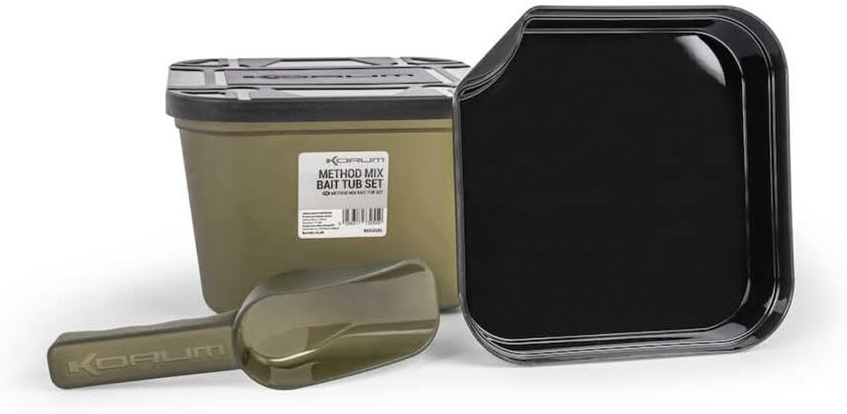 Bait Tub Set - 3-delig - Ideaal voor method feeder - Korum - ShopVlot