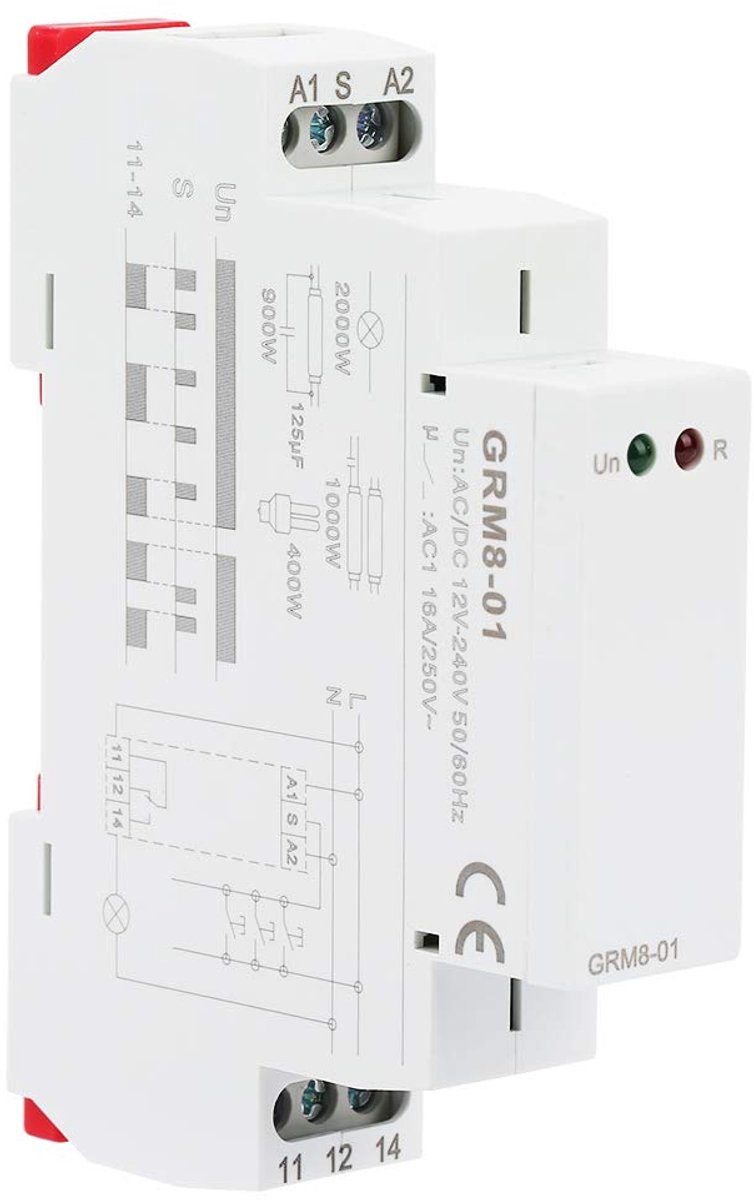 Pulse Relay - 12-240V - Elektronisch vergrendelingsrelais - Multi punt bediening - ShopVlot