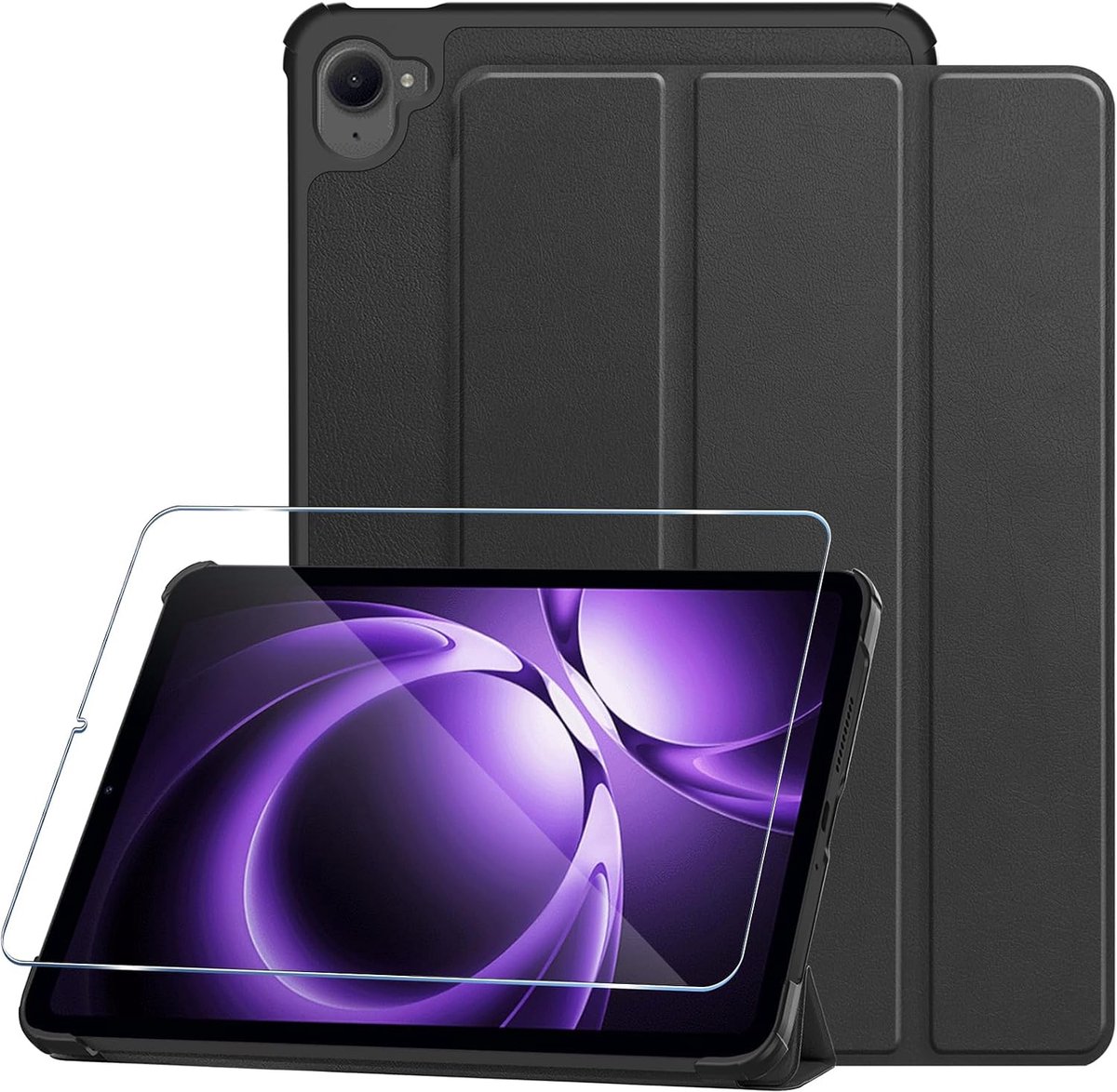 Tablet hoes voor Xiaomi Pad Mini 8.8 inch - Lichtgewicht Flip Case - Beschermende Film - Slank en Praktisch - ShopVlot