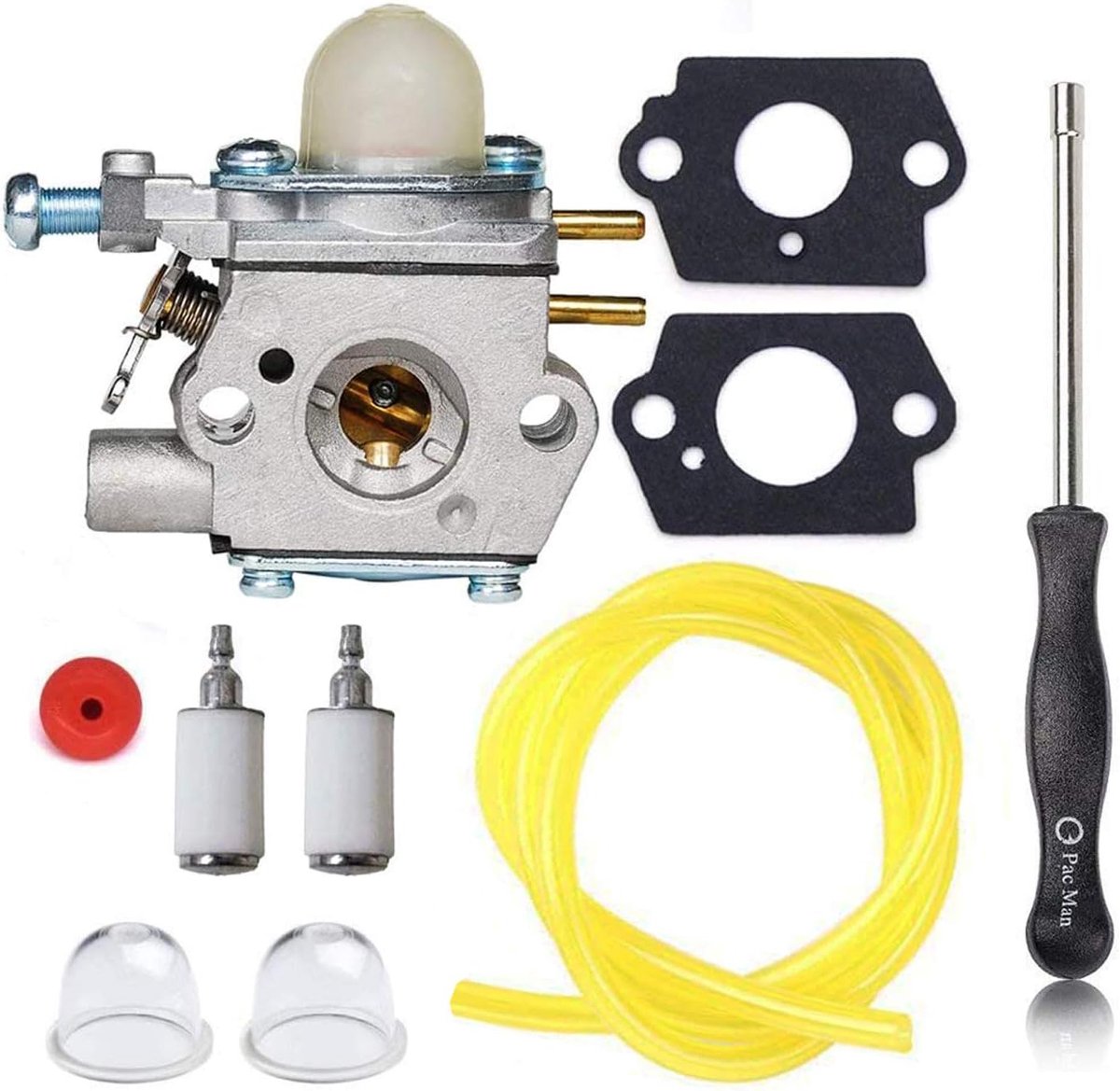 Carburateur WT-973 voor grastrimmer - Geschikt voor Troy-Bilt modellen - Inclusief gaskets en brandstoflijn - ShopVlot