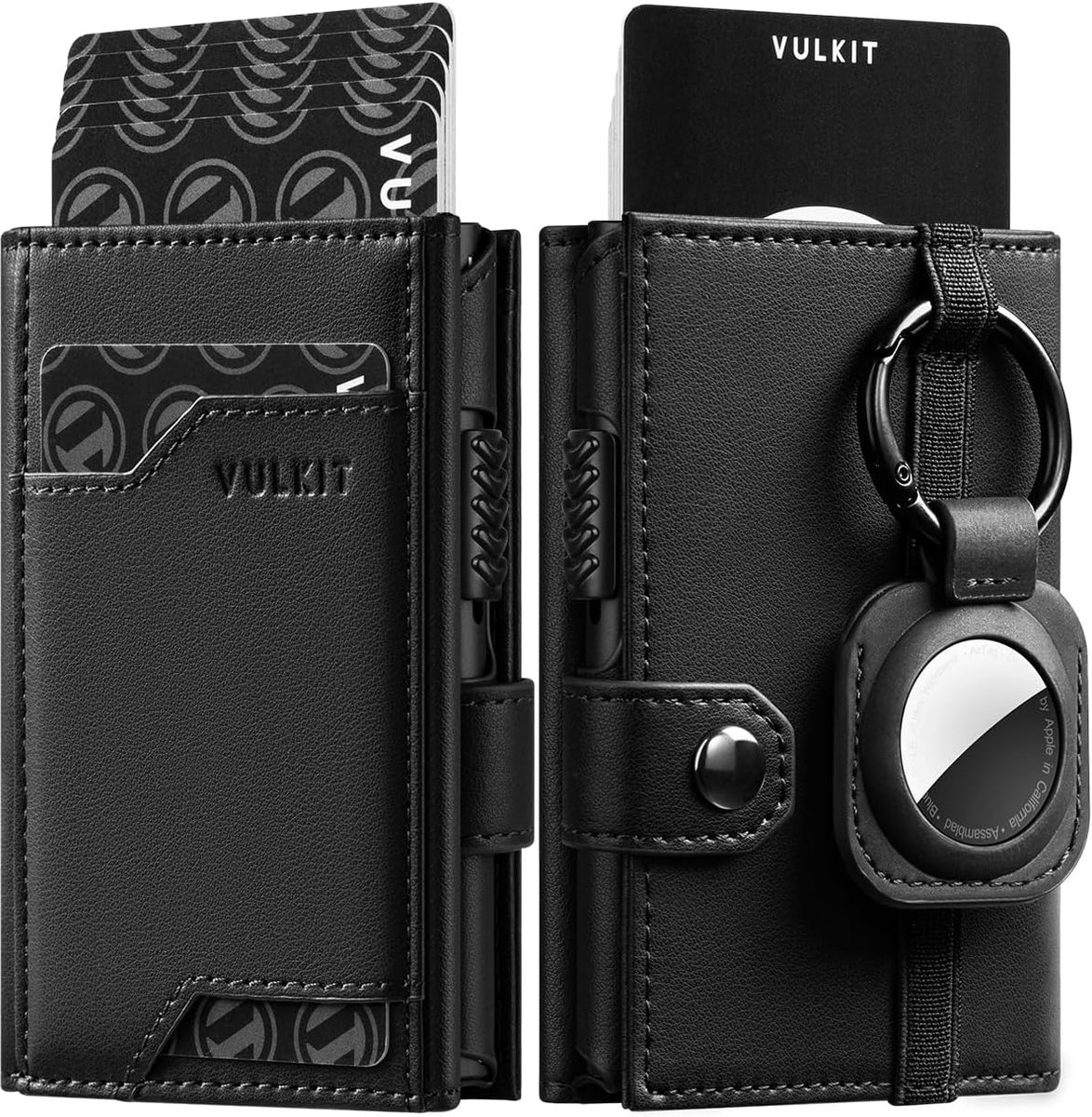 Pop-Up Wallet met AirTag Houder - Minimalistisch - RFID Blocking - Veilig je kaarten bij de hand - ShopVlot