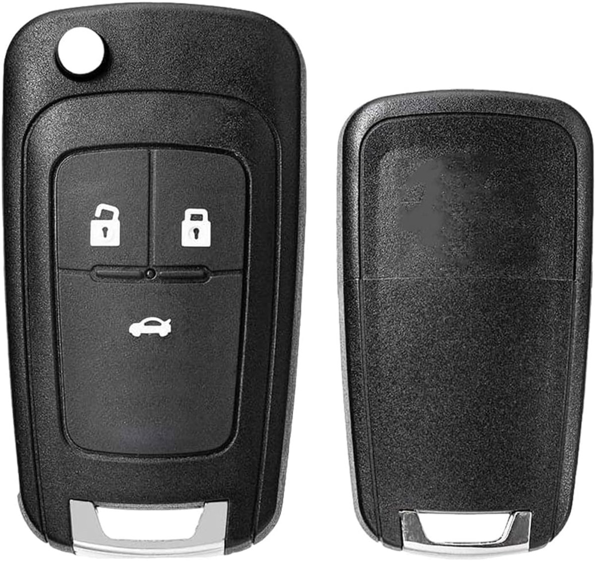Opel sleutelbehuizing - plastic - 3-knops afstandsbediening - vervangend voor Corsa Zafira Astra Meriva Insignia - ShopVlot