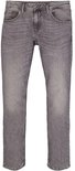 Grijze slim fit jeans met lichte wassing.
