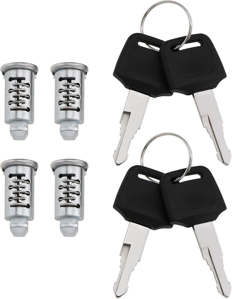 Dakkoffer beveiligingssloten 1,2cm - stevige materialen - met sleutels - beschermt je dakkoffer - ShopVlot