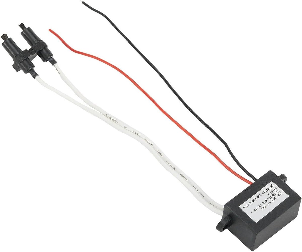 Lucht Ionisator Module - Negatieve Ionen Generator - Luchtkwaliteit Verbeteren - Hoge Output Corona Ontlading - 27x15x18mm - Zwart