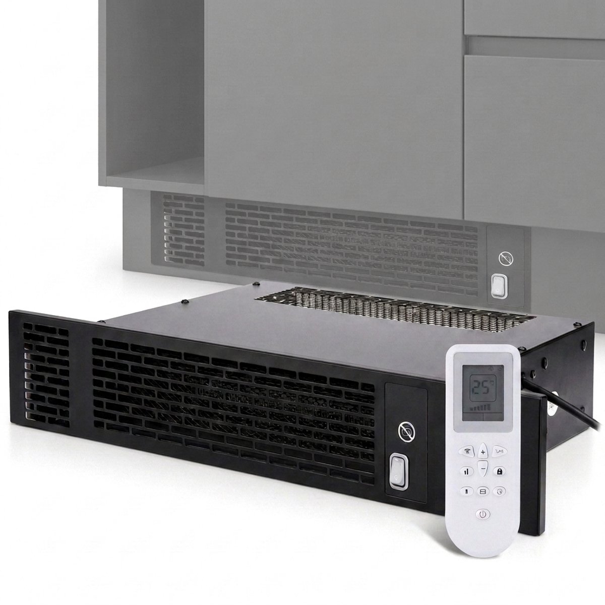 Evolar Elektrische Plintverwarming - Kachel - 1800W - WiFi & App - Voor Keuken, Diverse Kasten & Meubels - EVO CAB1800BW