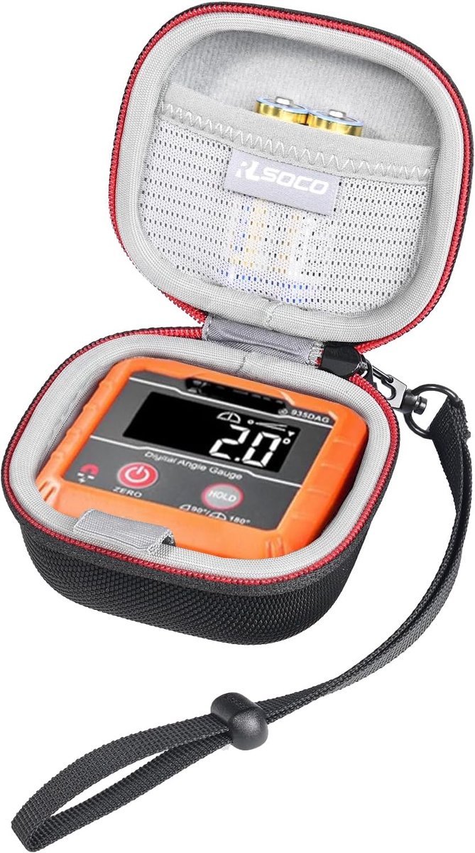 Case hoes voor digitale waterpas - EVA materiaal - Geschikt voor Tools 935DAG - Beschermt en bergt accessoires - ShopVlot