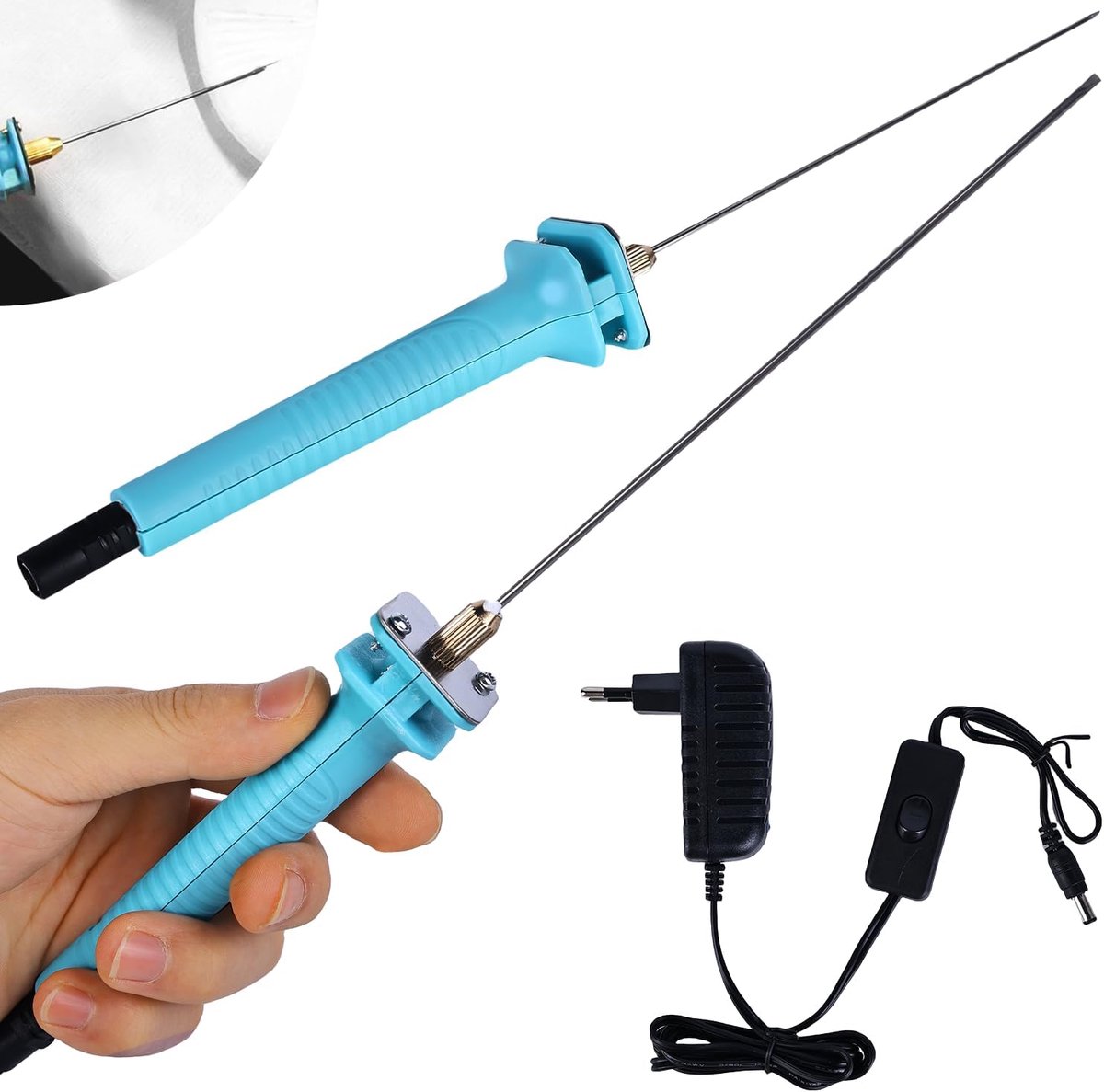 Elektrische schuimsnijder 15,2 cm - hete draad - precisie snijden - ideaal voor hobbyprojecten - ShopVlot