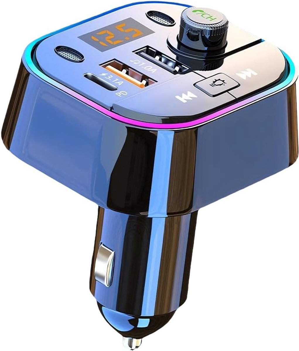 Bluetooth adapter 5.0 - QC/PD/USB snelladen - 2 USB poorten - 3D surround geluid - ShopVlot