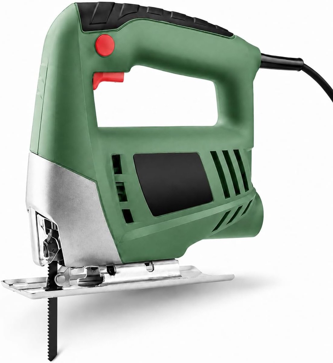 Jigsaw 400 W - met 1 zaagblad - ergonomische handgreep - nauwkeurige sneden in hout en meer - ShopVlot