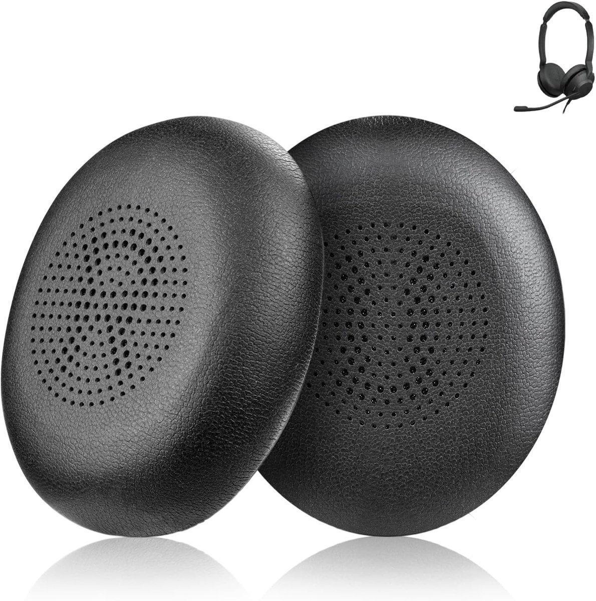 Vervangende oorkussens voor Jabra Evolve2 65/40 - Zachter kunstleer - Ergonomisch ontwerp - ShopVlot