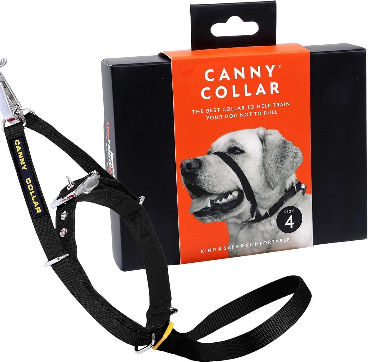 Anti-trek halsband voor honden - Maat 4 - Zacht en veilig - Voor rustige wandelingen - ShopVlot
