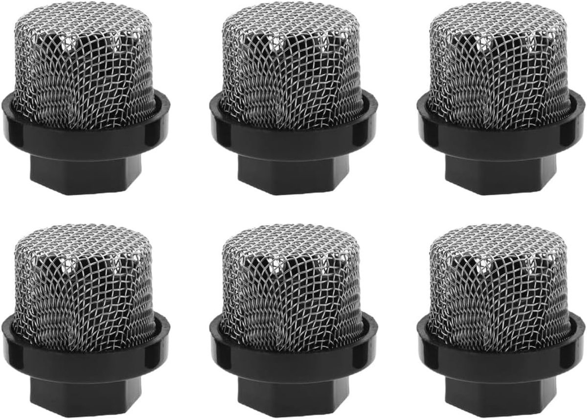 Airless spuitmachine zuigfilter 6 stuks - roestvrijstalen gaas - veilig en duurzaam - ShopVlot