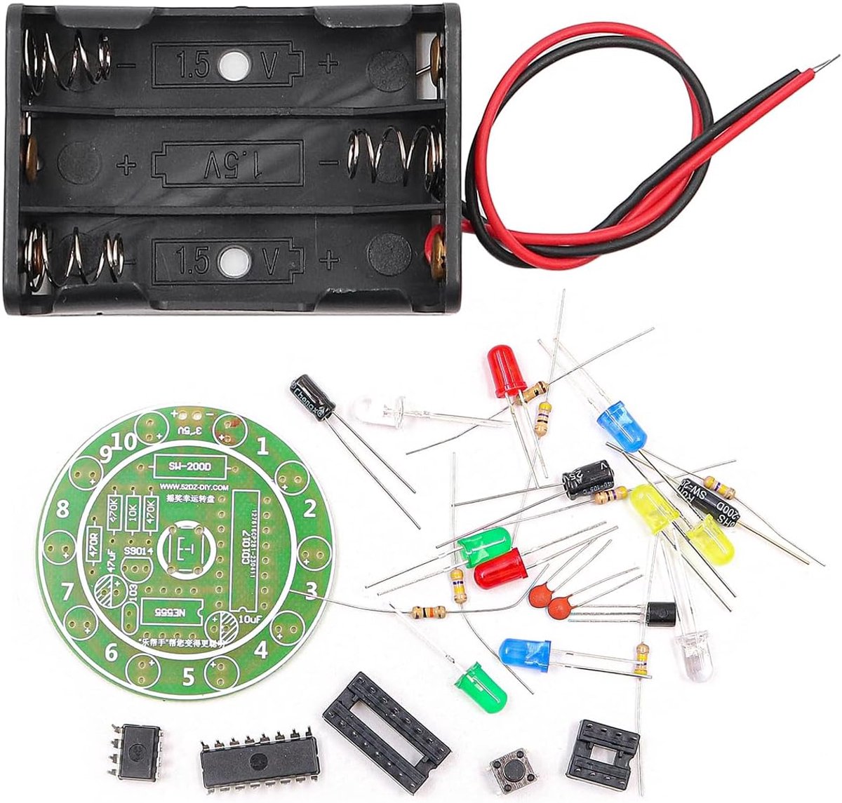 Soldering Practice Set - DIY Circuitboard - Beginners Training - Versterk je vaardigheden - ShopVlot