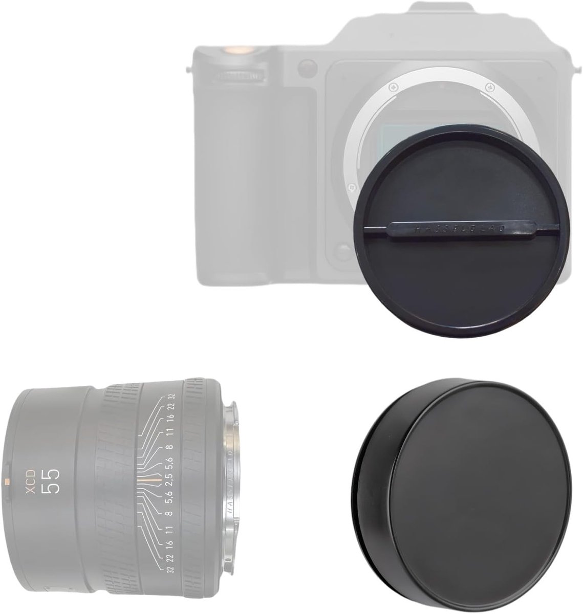 Camera body en achterlensdop - Compatibel met Hasselblad HB V C/CF - Bescherming tegen stof - Handig voor opslag - ShopVlot