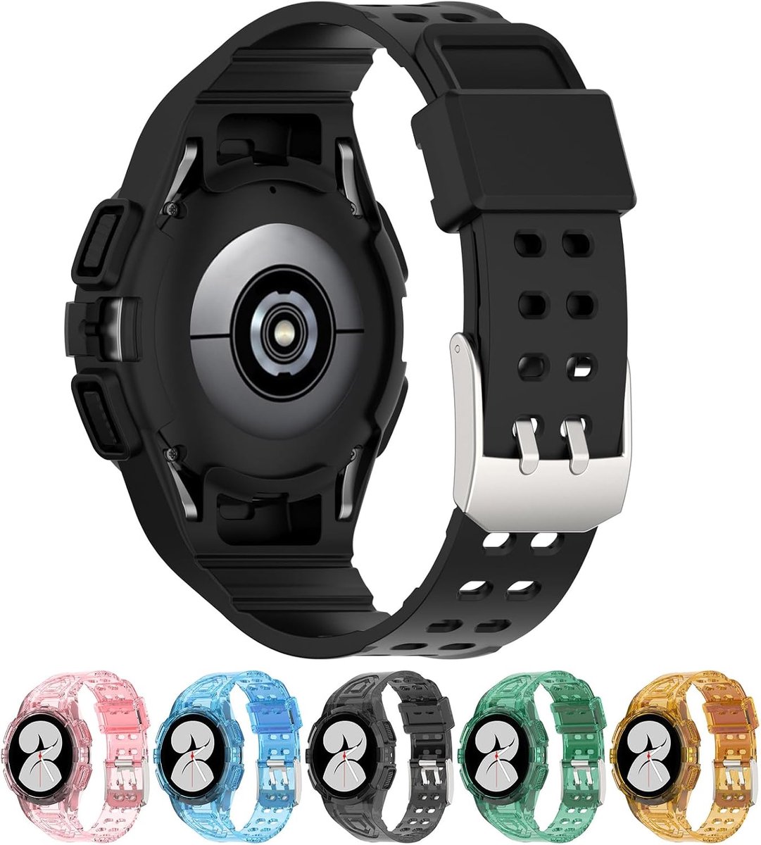 Vervangbare Horlogeband 20mm - Zacht Siliconen - Verstelbaar - Comfortabel voor dagelijks gebruik - ShopVlot