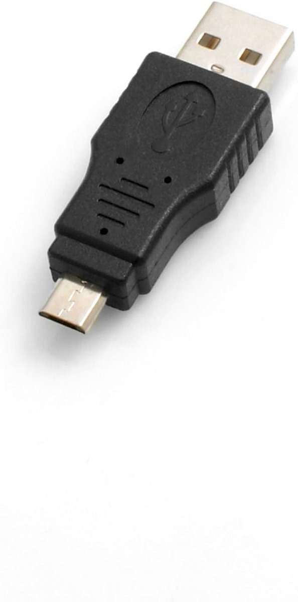 USB A naar Micro USB adapter kabel - 1x USB A (m) - 1x Micro USB (m) - ideaal voor opladen - ShopVlot