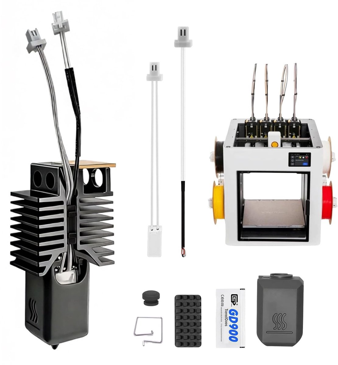 Hotend kit 3D-printer - gehard staal - keramische verwarming - optimale printkwaliteit - ShopVlot