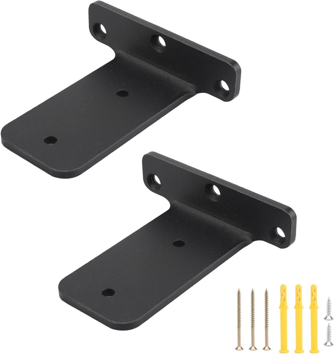 2-delige plankhouder met schroeven - verdikte, onzichtbare beugel - wandbevestiging - perfect voor zware goederen - ShopVlot