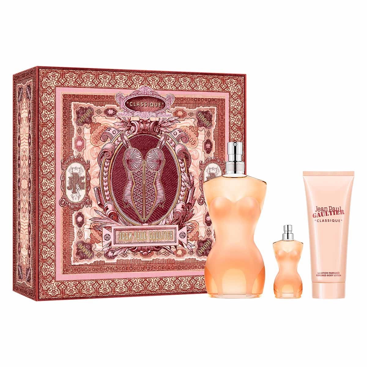Bol.com Jean Paul Gaultier Classique Eau De Toilette Spray 100ml Set 3 Pieces aanbieding