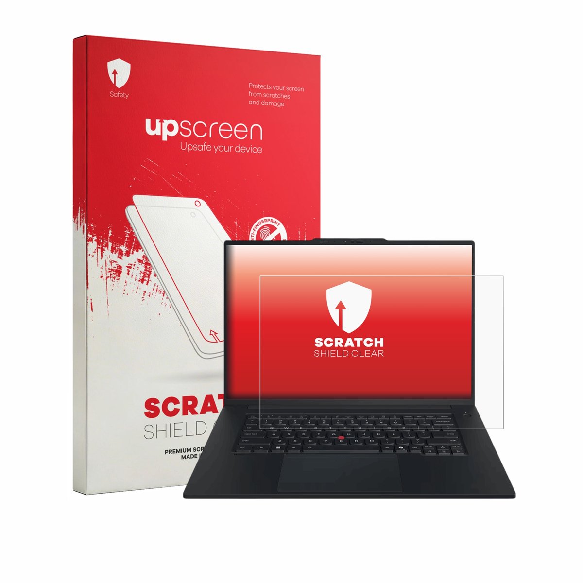 upscreen - Screenprotector voor Lenovo ThinkPad T1g Gen 9 - Folie Beschermfolie transparant