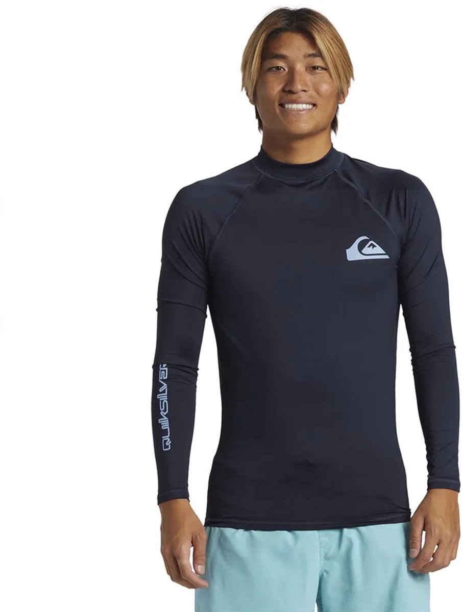 Quiksilver Everyday Upf 50 Surf Long Sleeve T-shirt Dark Blauw