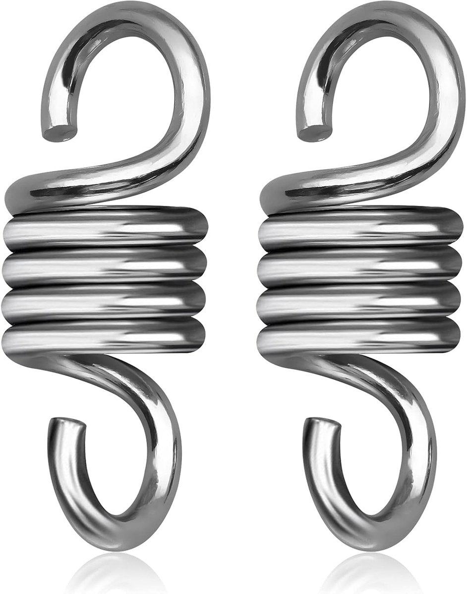 Hangmat haken set - Heavy duty stalen constructie - Draagvermogen 500 kg - Ideaal voor tuin en binnen - SnelShoppen