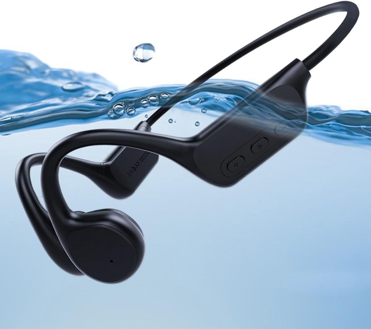 Bone Conducting Headphones - IPX8 Waterproof - 32G Geheugen - Draadloos voor Sport - SnelShoppen