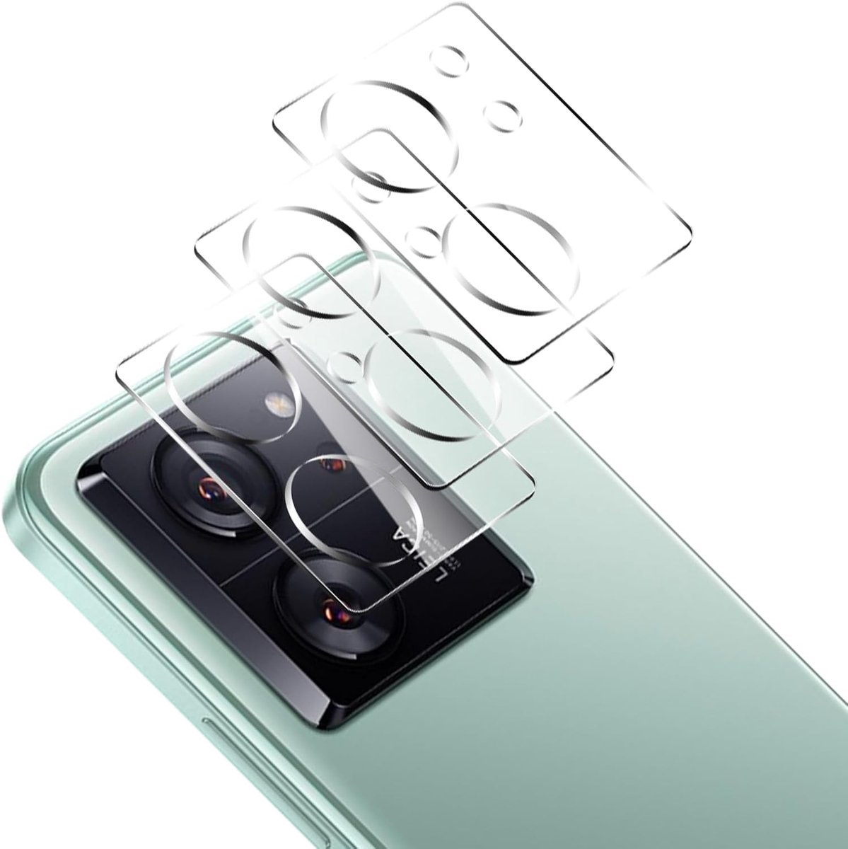 Camera lens protector 3 stuks - gehard glas - krasbestendig - optimale bescherming voor Xiaomi 13T/13T Pro - SnelShoppen