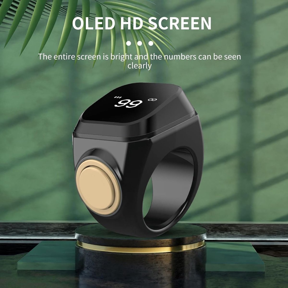 Digitale Teller Ring - Telring Fitness - Activiteiten Monitoren - Live Data Synchronisatie - 18 mm - Niet gespecificeerd