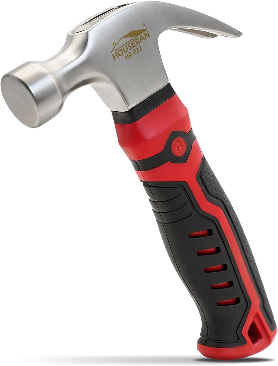 Mini sledgehammer 1,24lb - hoogwaardig carbonstaal - niet-slip handvat - ideaal voor sloopwerkzaamheden - SnelShoppen